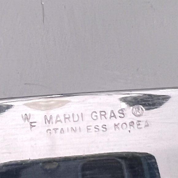 Vintage Washington Forge Mardi Gras 5 Piece Place Setting Red silverware - Picture 7 of 9